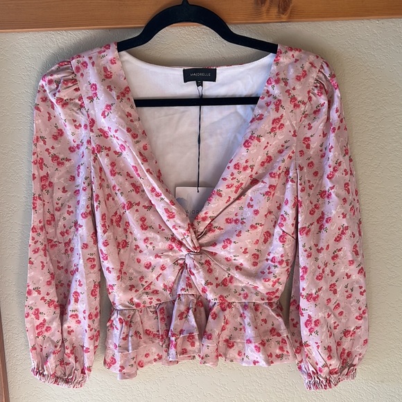 Majorelle Chrissy Floral Blouse Top NWT - Picture 3 of 6